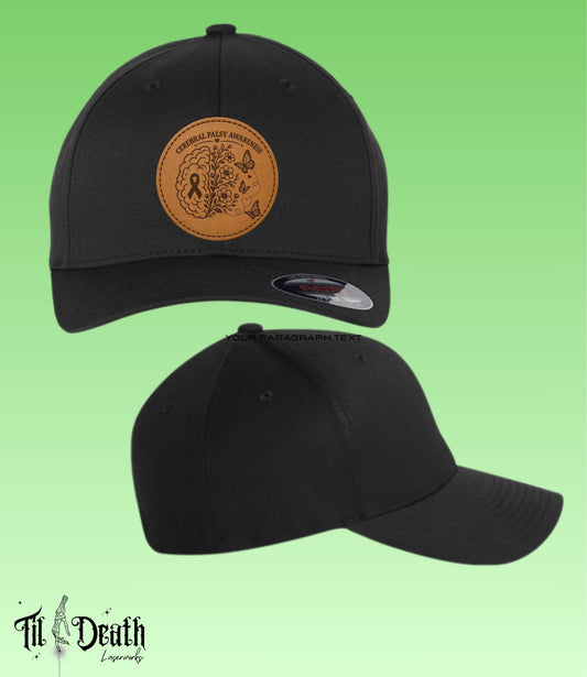 Flexfit Ball Cap - Black - Cerebral Palsy Awareness - Fundraiser for Raven