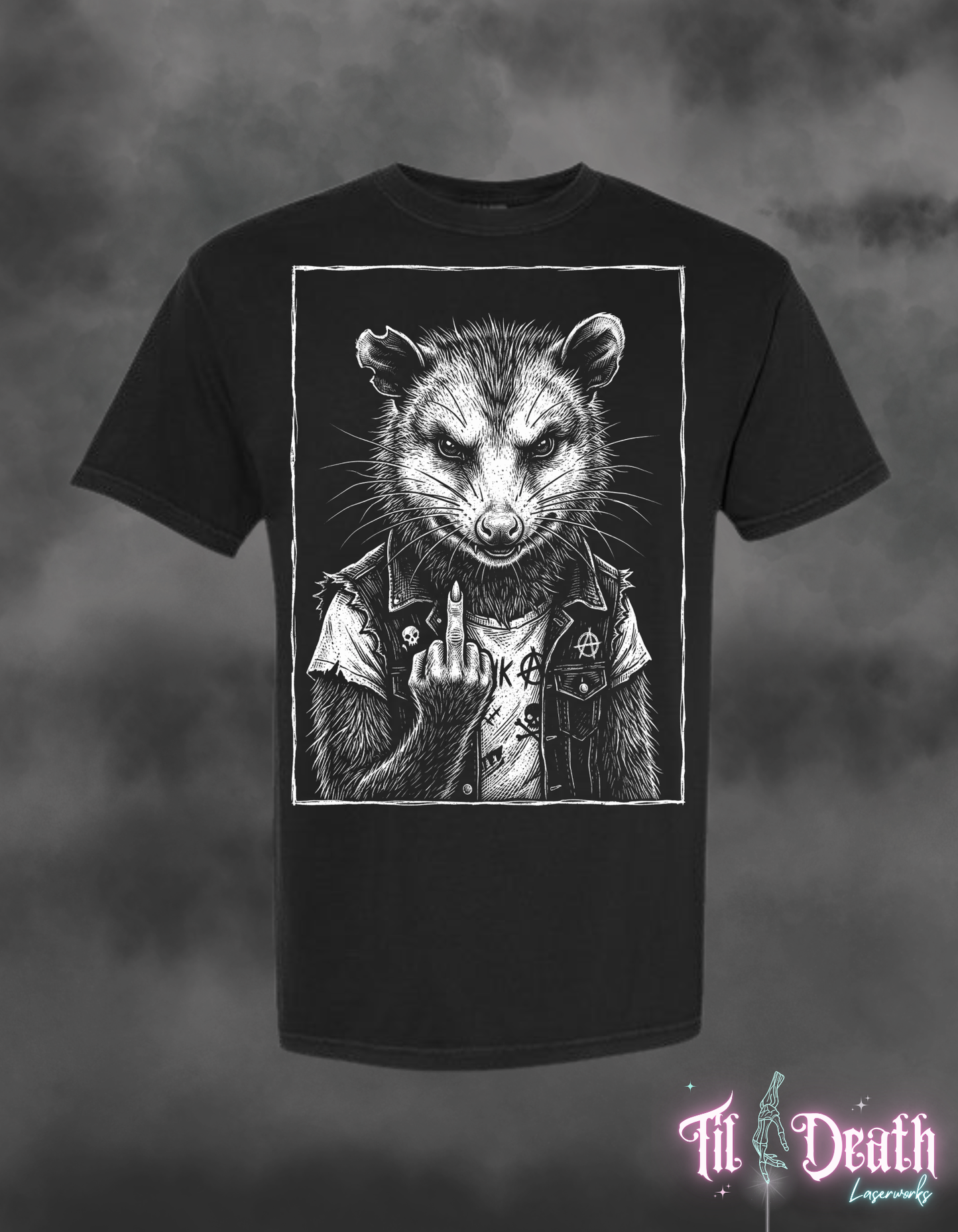 Punked Out 'Possum Tee