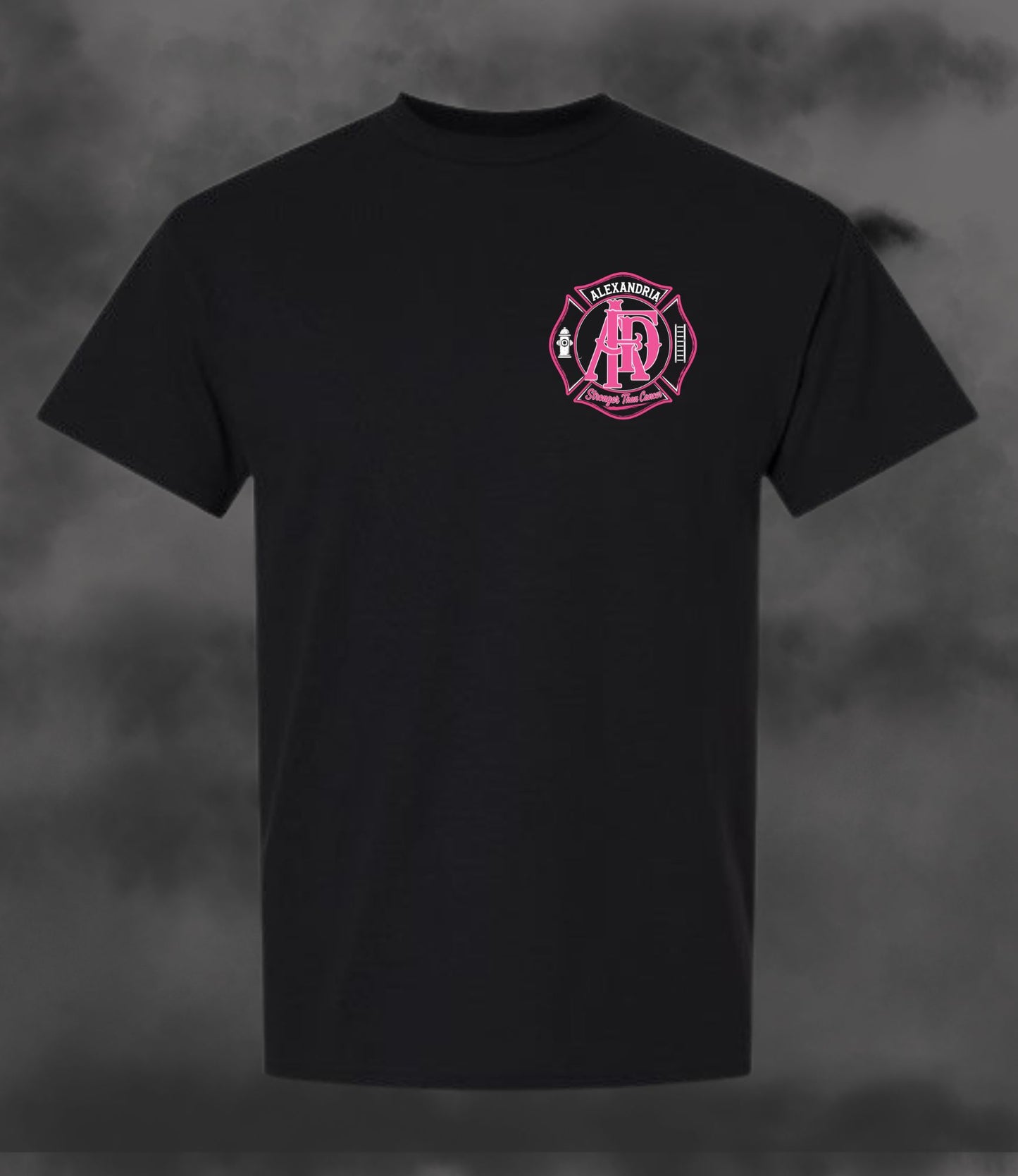 Adult Gildan Dryblend Tee - Black - Alexandria Fire Cancer Fundraiser 2026