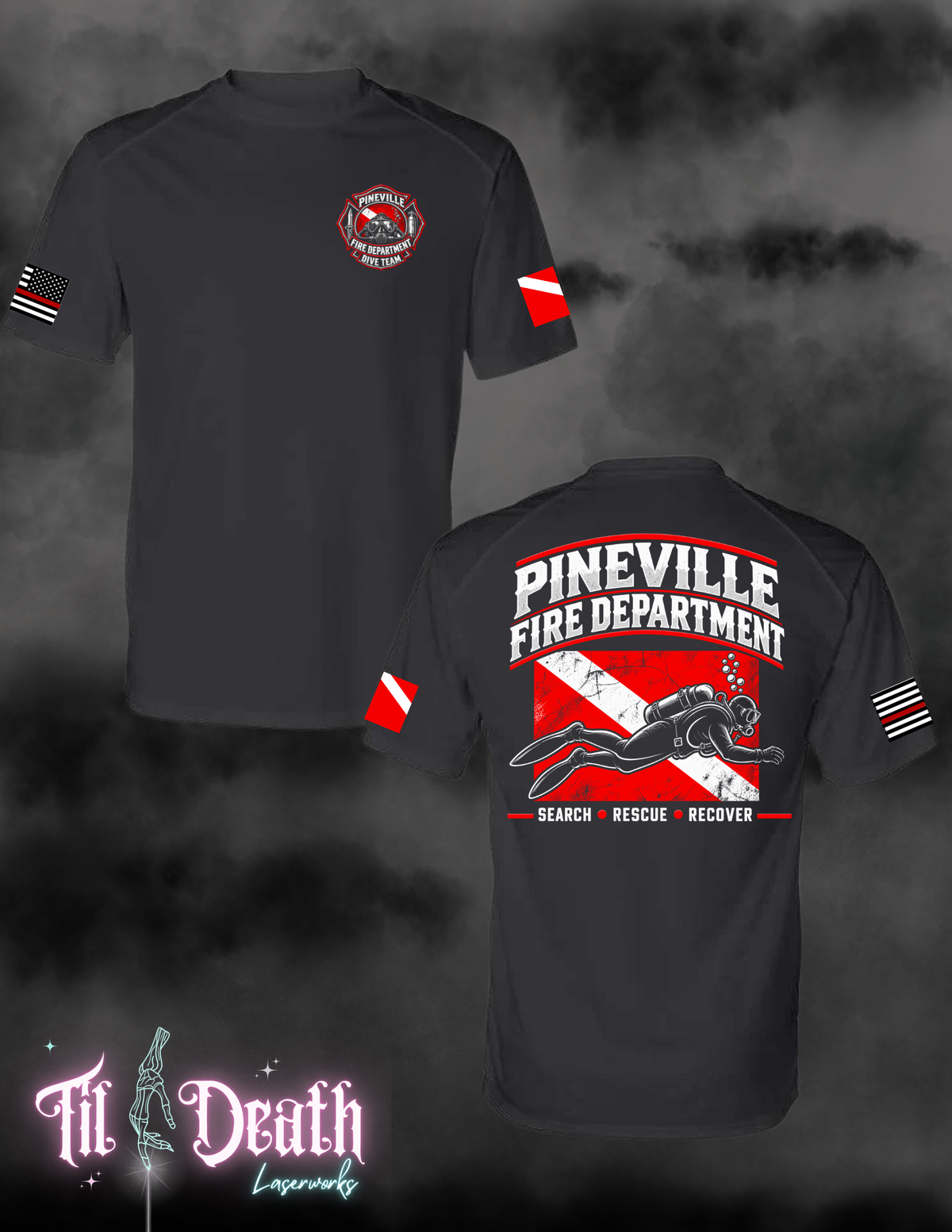PFD Dive Team - Performance Dive Shirt - Short Sleeve