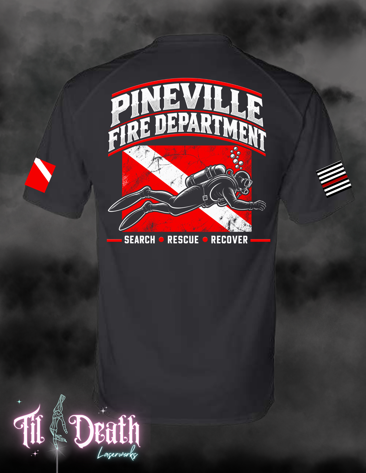 PFD Dive Team - Performance Dive Shirt - Short Sleeve