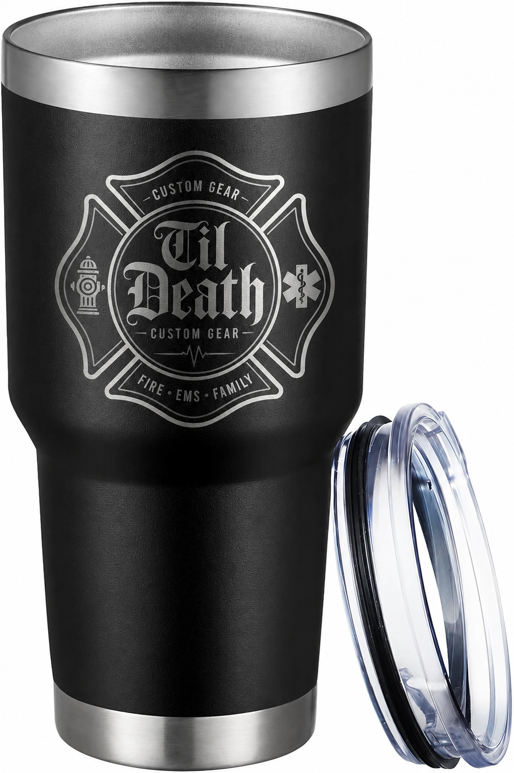 Custom Engraved 30oz Tumbler | Logo, Name, or Design - No Handle