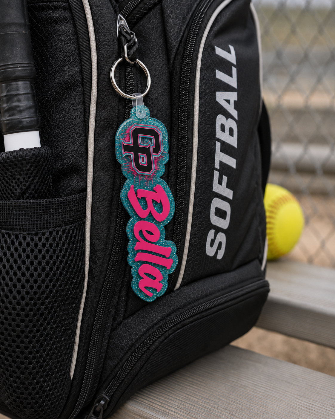 Softball Gear Tag - Cenla Pressure
