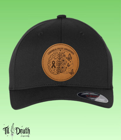 Flexfit Ball Cap - Black - Cerebral Palsy Awareness - Fundraiser for Raven