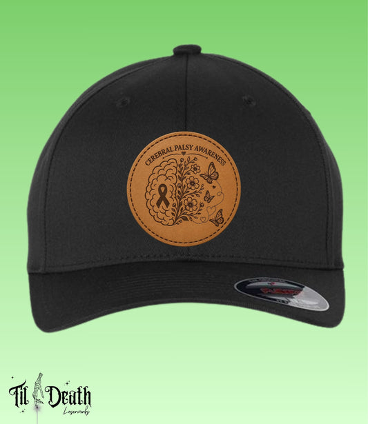 Flexfit Ball Cap - Black - Cerebral Palsy Awareness - Fundraiser for Raven