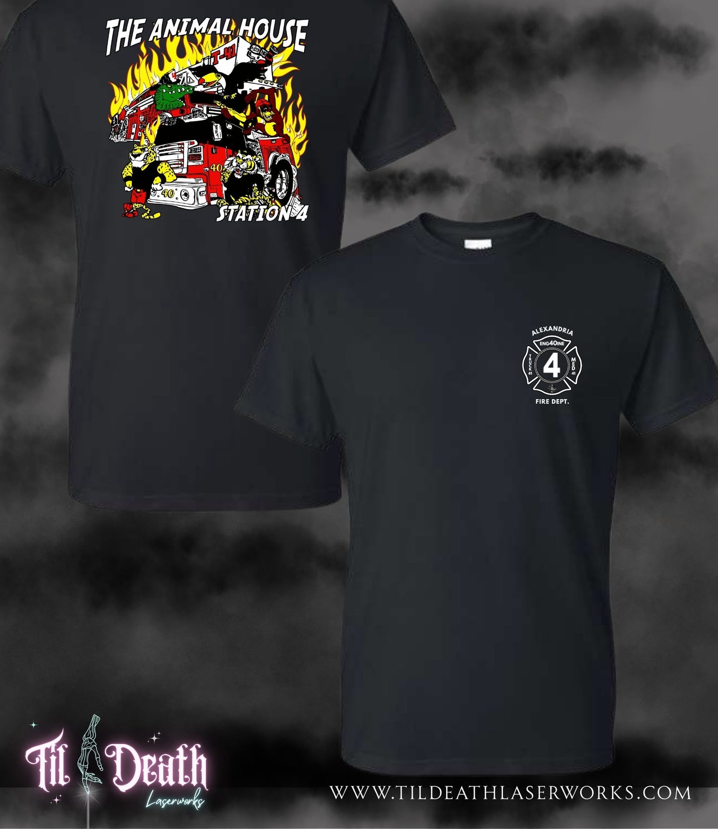 Alexandria Fire Dept Station 4 "Animal House" Duty T-Shirts - PREORDER