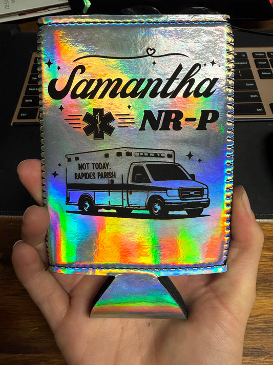 Personalized Name and Cert - EMS Koozie