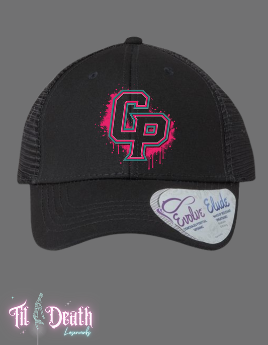 Women's Ponytail Cap - Black - Cenla Pressure
