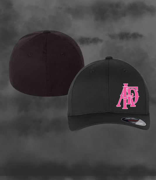 Flexfit Ball Cap - Pink Acrylic Patch - AFD Cancer Fundraiser 2026