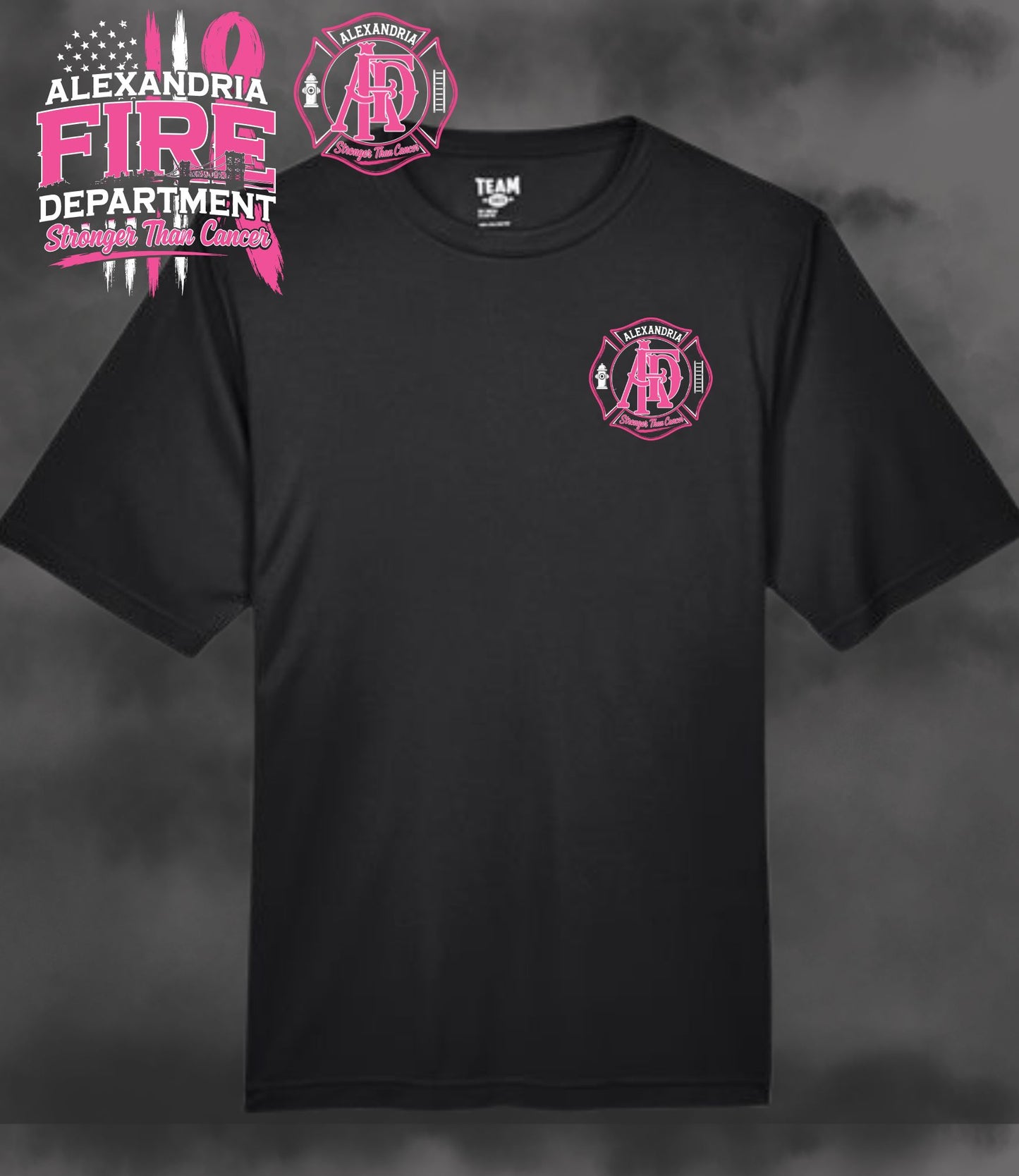 Adult Dri-Fit - Black - Alexandria Fire Cancer Fundraiser 2026