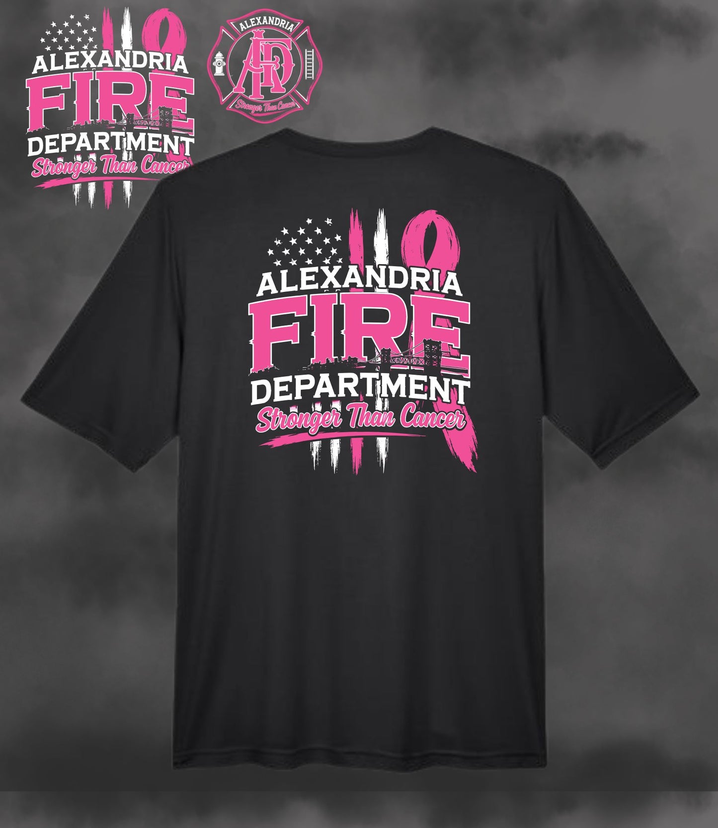 Adult Dri-Fit - Black - Alexandria Fire Cancer Fundraiser 2026