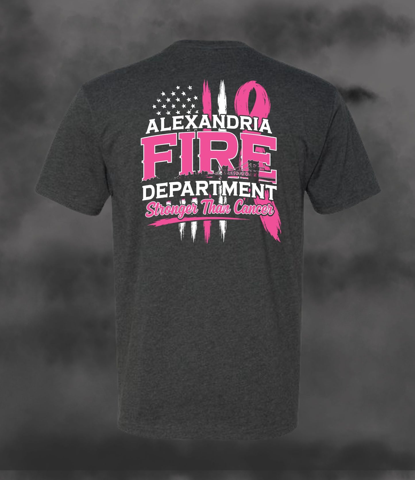 Adult Soft Tee - Dark Grey - Alexandria Fire Cancer Fundraiser 2026