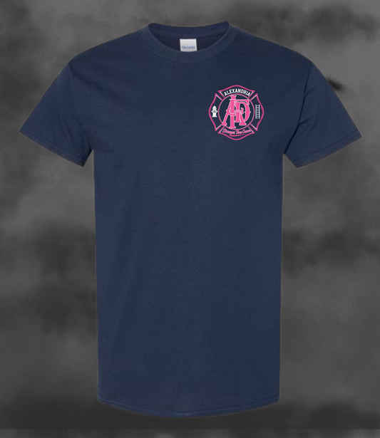 Adult Gildan Dryblend Tee - Navy - Alexandria Fire Cancer Fundraiser 2026