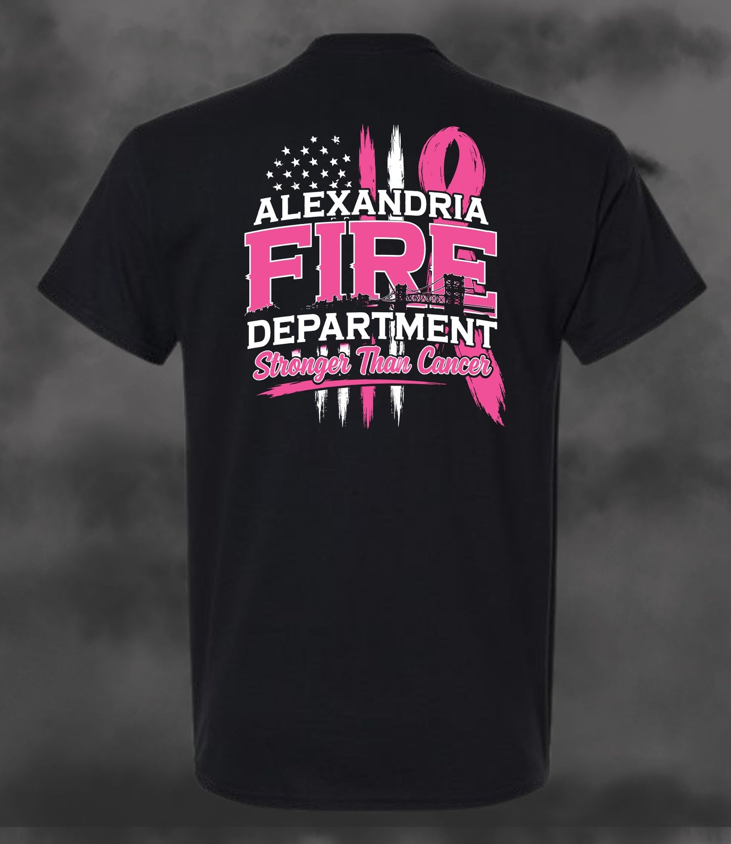 Adult Gildan Dryblend Tee - Black - Alexandria Fire Cancer Fundraiser 2026
