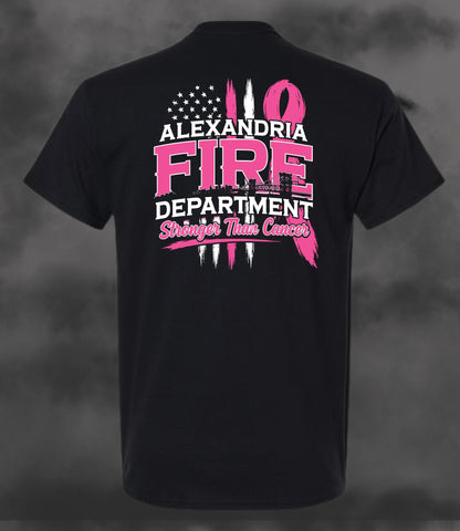 Adult Gildan Dryblend Tee - Black - Alexandria Fire Cancer Fundraiser 2026
