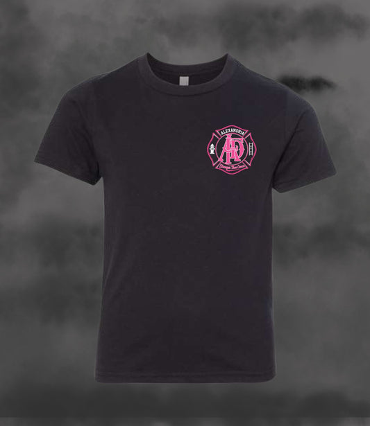 Youth Dri-Fit Tee - Grey - Alexandria Fire Cancer Fundraiser 2026