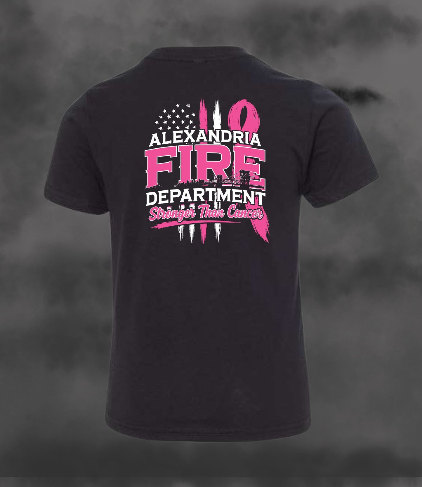 Youth Soft Tee - Black - Alexandria Fire Cancer Fundraiser 2026
