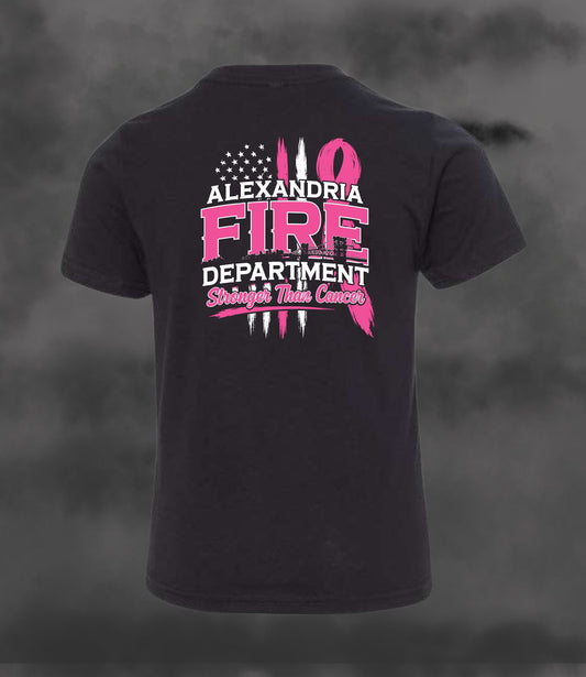 Youth Dri-Fit Tee - Grey - Alexandria Fire Cancer Fundraiser 2026