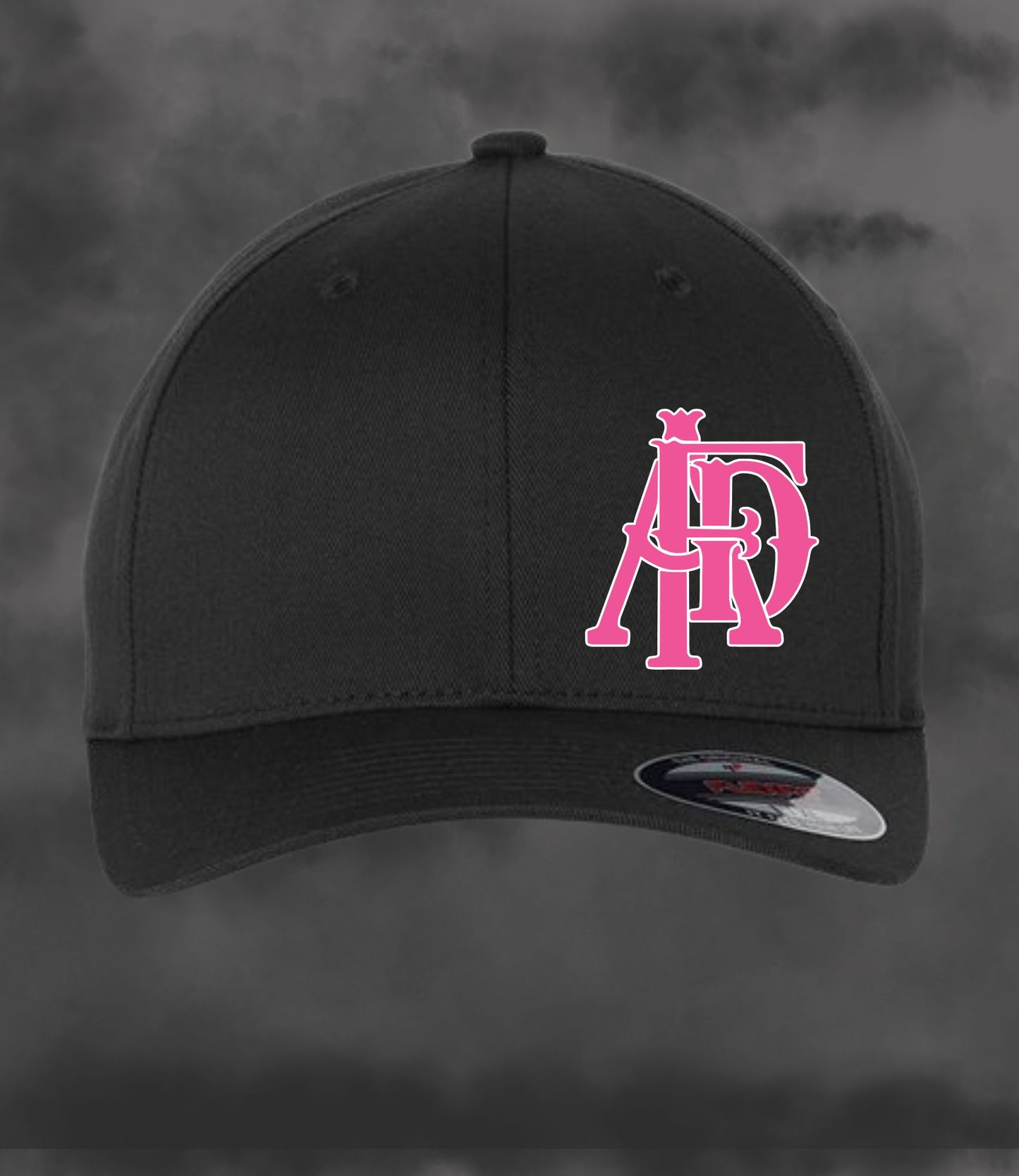 Flexfit Ball Cap - Pink Acrylic Patch - AFD Cancer Fundraiser 2026