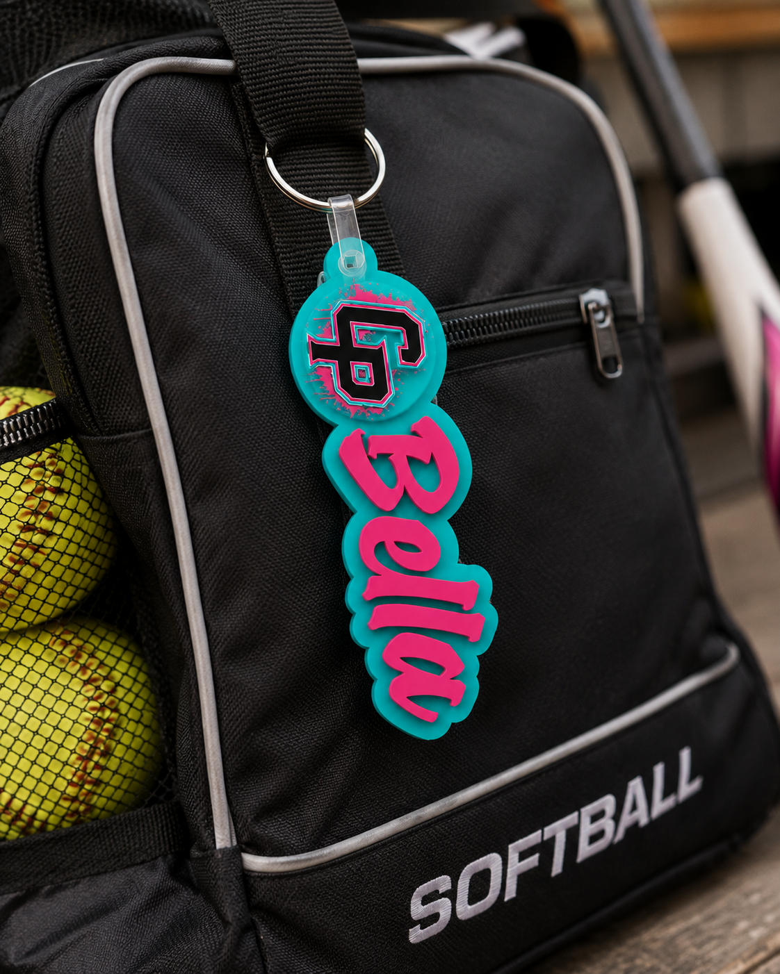 Softball Gear Tag - Cenla Pressure